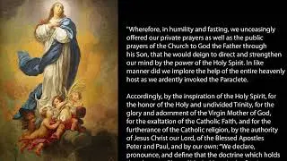 Dogma of the Immaculate Conception