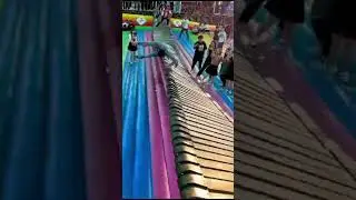 Swinging Bridge Game, Chinese Water Game - Try Not To Laugh - #shorts #123#ytshort#shortfeed#viral