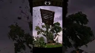 Derecho Wind Damage 🌬️🌳 #derecho #stormdamage
