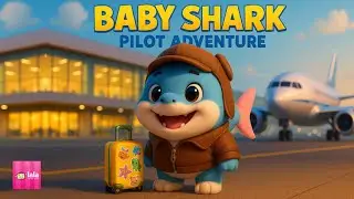 Baby Shark Dog's Pilot Adventure | Nursery Rhymes & Kids Songs |Song for Kids | LALATV - Kids Songs