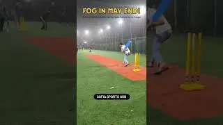 Fog in May month end!! What's this weather #ipl #t20 #cricket #turfcricket #rain #weather #murthal