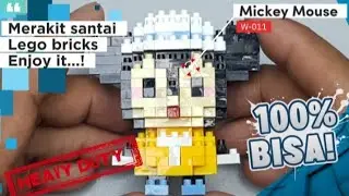Merakit santai Lego Bricks Mickey Mouse seri W-011