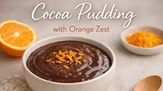 🍫🍊 COCOA PUDDING WITH ORANGE ZEST 