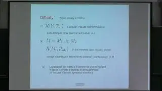 Prof. Kenji Fukaya | Atiyah Floer conjecture