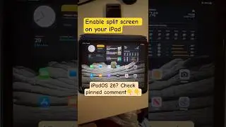 Split screen on iPad #appleipad #apple