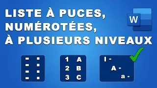 Multi-Level (and Bulleted, Numbered) Lists - Word