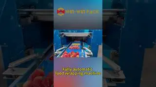 Fully automatic food packing machine for supermarkets/vegetable packaging/meat wrapping machine