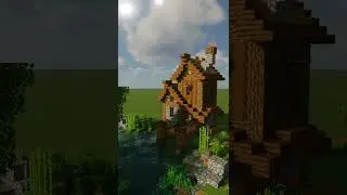 Upgraded Minecraft Village - Fishing Hut #Shorts