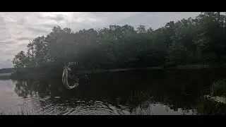 Hiking to a new fishing spot in Saint Mary's River, what did I catch?