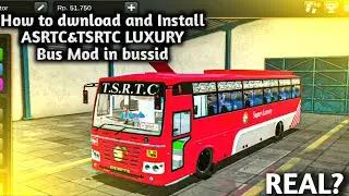 How download and Install APSRTC & TSRTC SUPER LUXURY Mod bus simulator indonasia