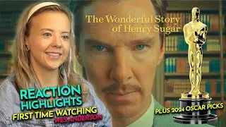 OSCAR PICKS and Mia reacts to THE WONDERFUL STORY OF HENRY SUGAR (2023) FIRST WES ANDERSON MOVIE!