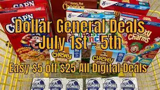 7/1 - 7/5/25 - Dollar General $5 off $25 Deals For All Week - Part 2
