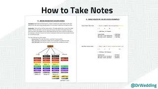 DrWedding DC01 - DC Circuits course overview and a study method for engineers