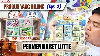Nostalgia Produk yang Hilang: Episode 2 - PERMEN KARET LOTTE Renceng tahun 1995-2020 Lotte Gum