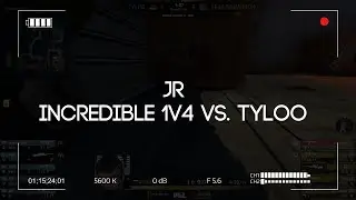 jr incredible 1v4 vs. TyLoo