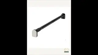 Adjustable Stainless Steel Shower Curtain Rod | Clothes Drying Rack | No-Drill Telescopic Pole
