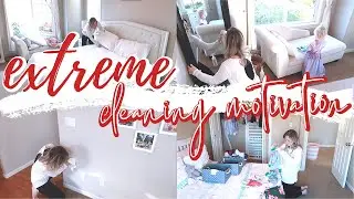 EXTREME CLEAN WITH ME | MEGA LAUNDRY MOTIVATION | Amanda Sandefur