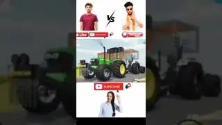 John Deere 5050D vs power Tractor 60C tractor tochan challenge 😱#ternding #shorts #viral#shortsfeed