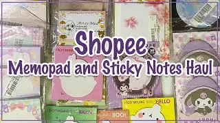1000 pesos ($19) Shopee Quarantine Haul | Memo and Sticky Notes Haul