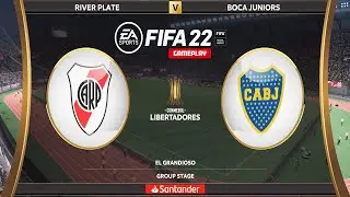 FIFA 22 - River Plate vs Boca Junior - Copa Libertadores 2022 | PS5 Gameplay