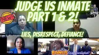 Judge Has Heard ENOUGH! Don't MISS Judge vs Inmate Part 1&2 in its Entirty!