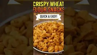 Crunchy Tea Time Snacks with Wheat Flour #Quick Evening Snacks Recipes#wheat flour snacks#teatime...