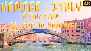 Venice in 4K  - A Tour Of Italy's Venezia From Pl.roma To Sanmarco  - 4K Ultra Hd 60fps