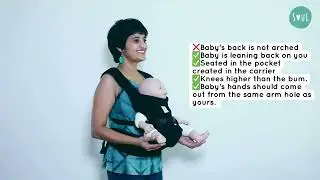 How to carry your baby in Front facing out carry