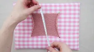 How to block your knitting using the spray blocking method