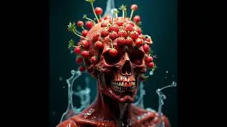 🔥AI PARADOX 🔥 Strawberry Pop Skull Head