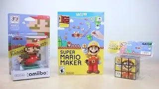 Super Mario Maker + Amiibo & Rubik's Cube Unboxing!