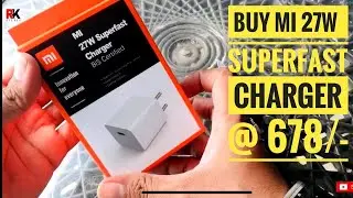 MI SUPERFAST CHARGER 🔌 27W FOR ALL SMARTPHONES APPLE IPHONES/ ANDROID PHONES