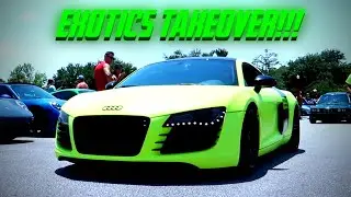 EXOTIC SUPERCARS TAKEOVER  ALE AND OCTANE CHARLESTON SC ! (Mclaren Speedtail, Audi R8 & MORE! )