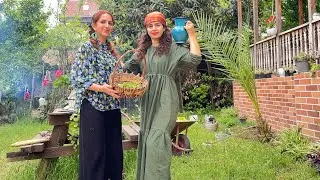 Cooking easy food in village! Rural girls Cooking traditional food