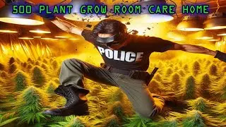 CANNABIS GROW ROOM IN A CARE HOME found in Chippenham Urbex