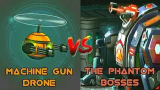 Alpha Guns 2 - Machine Gun Drone vs  The Phantom Bosses