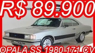#PASTORE R$ 89.900 #Chevrolet #Opala #SS 1980 Coup&eacute; Prata Diamantina 250-S MT4 4.1 171 cv 32,5 kgfm
