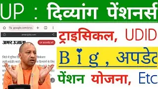 Divyang Pension UP Latest Update | UP Pension Big Update |  Pension  Update | विकलांग पेंशन | News |