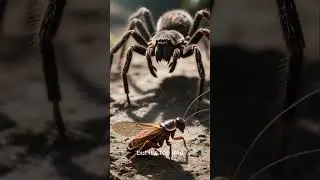 🕷️ Tarantula vs Cockroach | Epic Insect Fight 🪳 #insectbattle #bugbattle #shorts