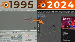 Blender Evolution: From 1995 to 2024 (Blender 1.0 to Blender 4.4)