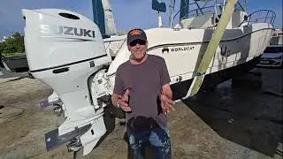 Pontoon hydrofoil and WorldCat Powercat speed help using VARA® Foil hydrofoils with 25% speed gains