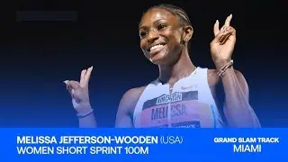 Melissa Jefferson-Wooden Blazes 10.75s in Miami | Grand Slam Track 100m Victory