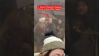🔴 Beware: Pickpockets Targeting Tourists on Rome Public Transport 🇮🇹 #Viral #ViralVideo #Roma #Italy