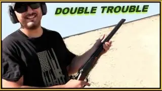 BOTH BARRELS!   Double Barrel Shotgun SLO-MO study