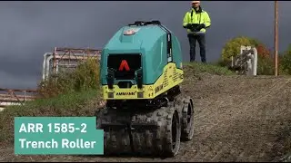 Ammann ARR 1585-2 Trench Roller Sets New Steering Standard