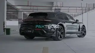 Porsche Taycan Cross Turismo Dry Prepreg Carbon Fiber Aerodynamics Body Kit by Paktechz