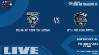 🔴🎥[NA ŻYWO] ⚽ TECH-PROJECT FT Jarosław 🆚 PIZZERIA ANIELA Nowa Sarzyna 📆[2025-11-23] ⏰[godz.17.00]