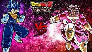 Veditto Ssj Blue Vs Broly Ssj4 limit break - Dragon Ball ttt Mod 