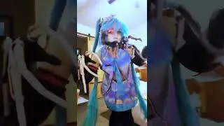 calne ca Hatsune Miku cosplay photoshoot #cosplay #animeconvention #hatsunemiku #calneca #vocaloid