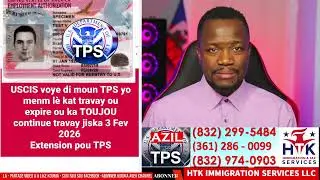 USCIS PALE POU MOUN KI GEN TPS YO - MEN LEU KAT TRAVAY LA EXPIRE OU KA TRAVAY #uscis  #biden #haiti